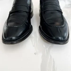 Magnanni Black Leather Split Apron Toe Modern Penny Loafer 11333 Mens Sz 9.5 M Magnanni | Shoes | Magnanni Black Leather Split Apron Toe  main image 4